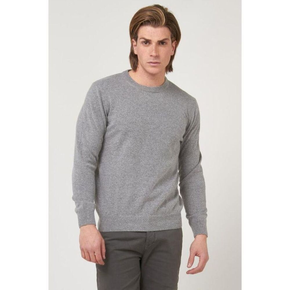 Gas Wool Crewneck Sweatshirt Men Gray Sweaters
